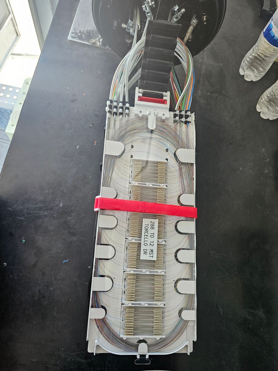 Fiber Optic Splicing for White Sands Communications & Electric in Rigby, ID