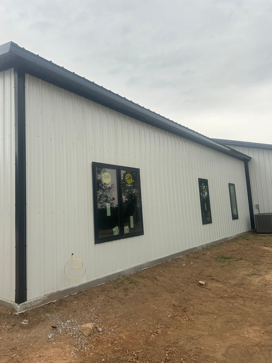 Oklahoma Residential Steel Buildings ( shops, Barndominiums, add-ons) for A-N-H Construction LLC in Oklahoma City, OK