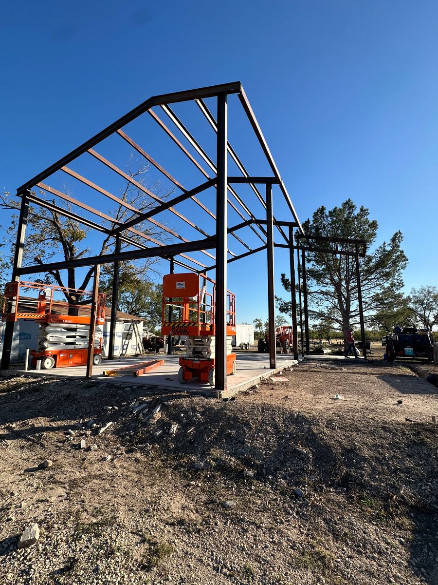 Steel Fabrication for Bean Welding & Construction LLC in Ballinger, TX
