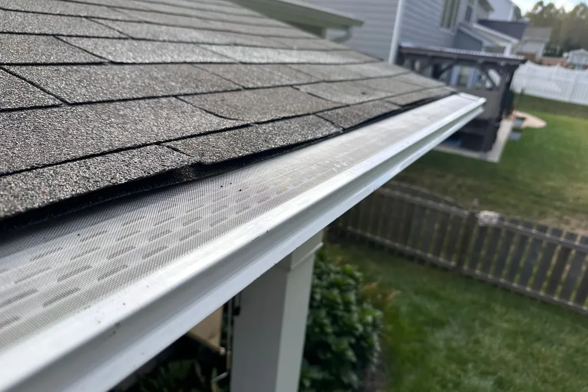 Gutter Guard Installation for EJ Roofing in Sparta, North Carolina