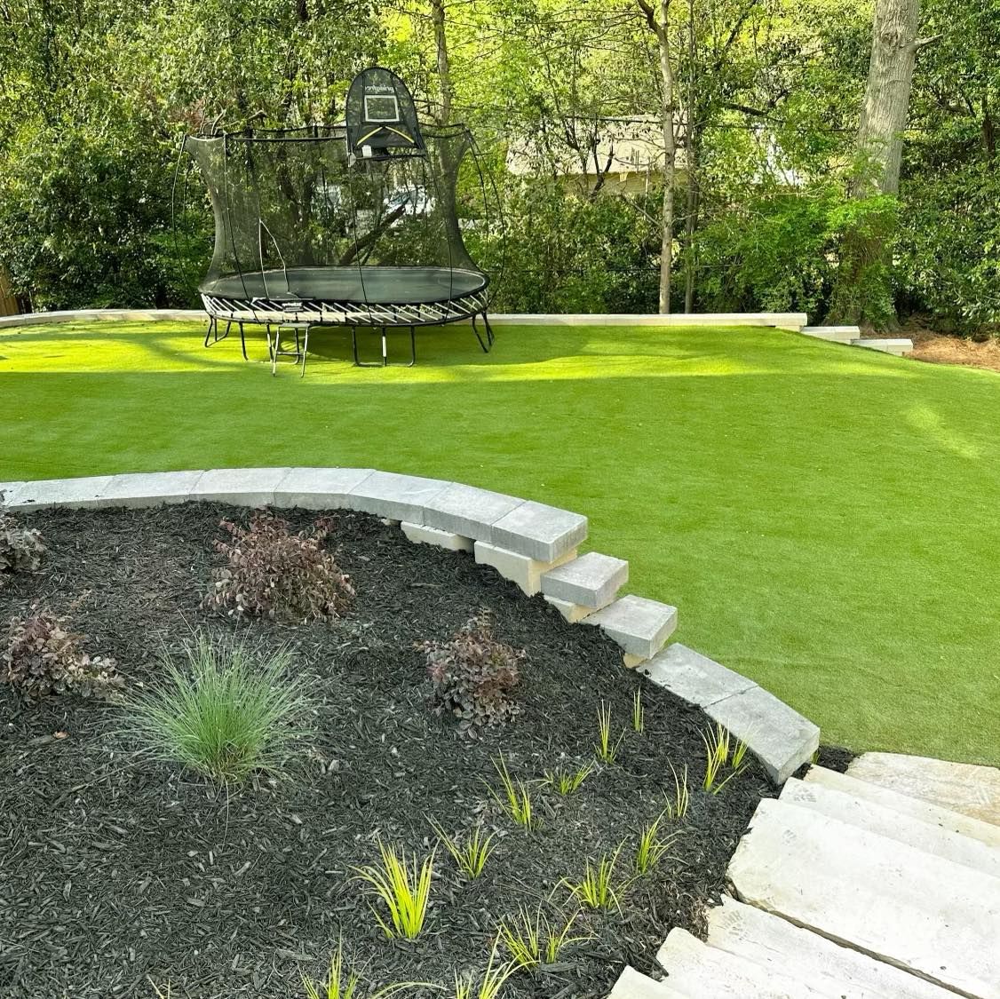 Retaining Wall Construction for Galloway Landscaping in Acworth, GA