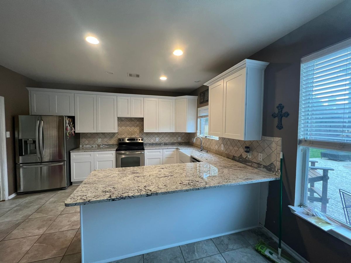 Kitchen Renovation for Daystar Construction Houston in Bellaire, TX
