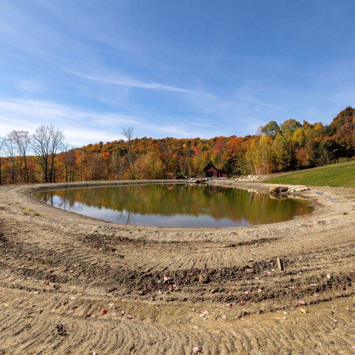 Land Grading for Andy Naylor Excavation in Stowe, VT