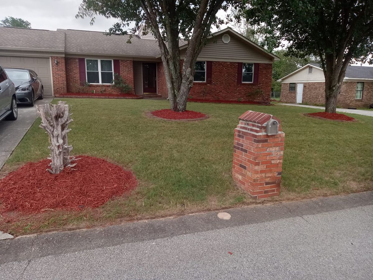 Mulch Installation for Ronny's Lawn Care in Augusta, GA