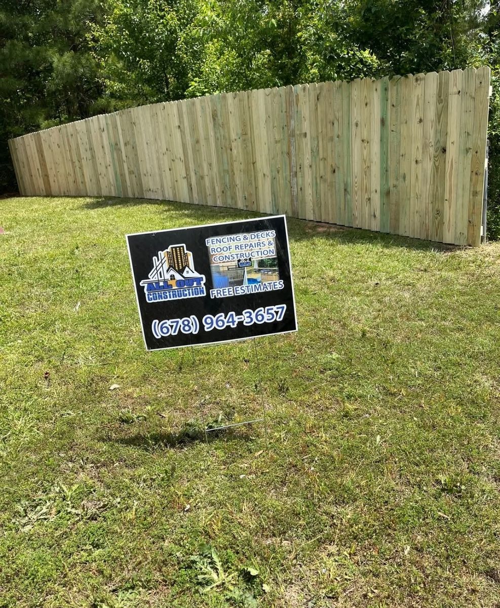 Deck Construction for All Out Construction in Atlanta, GA