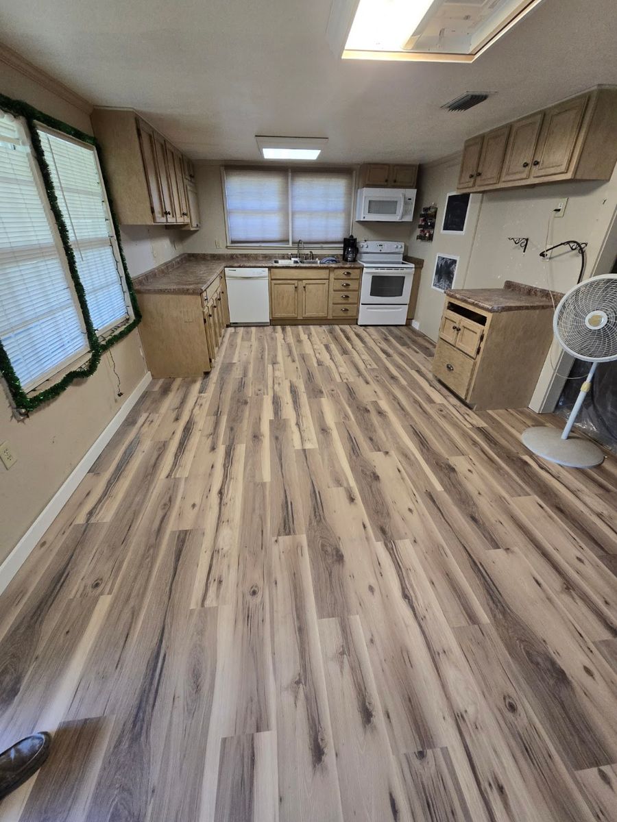 Kitchen Renovation for T & R Grantham Enterprises in Crestview, FL