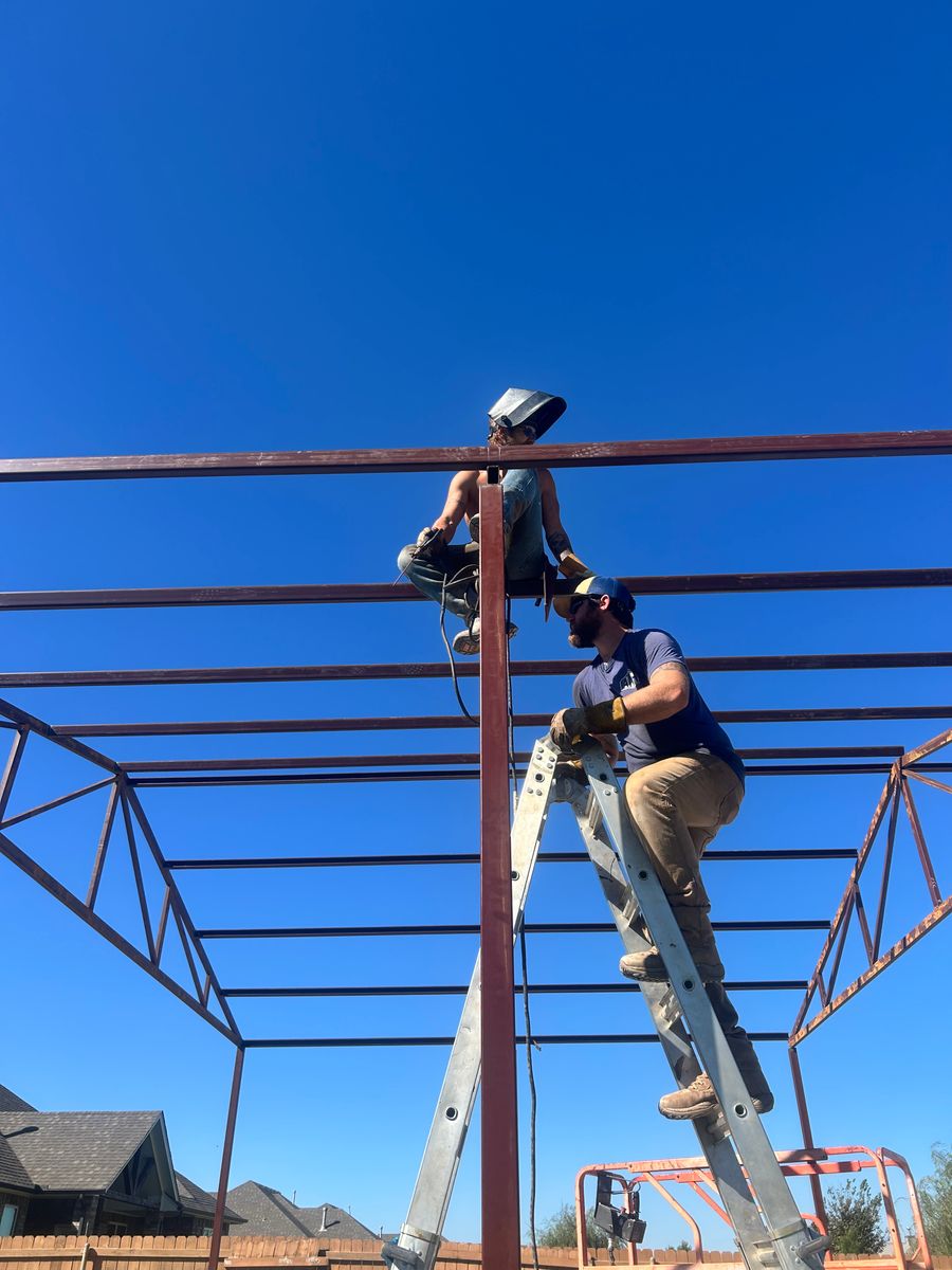 Oklahoma Residential Steel Buildings ( shops, Barndominiums, add-ons) for A-N-H Construction LLC in Oklahoma City, OK