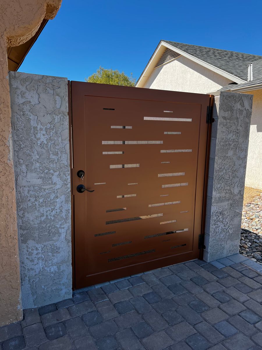 Man Gates for Metal Art Deco in Glendale,  AZ