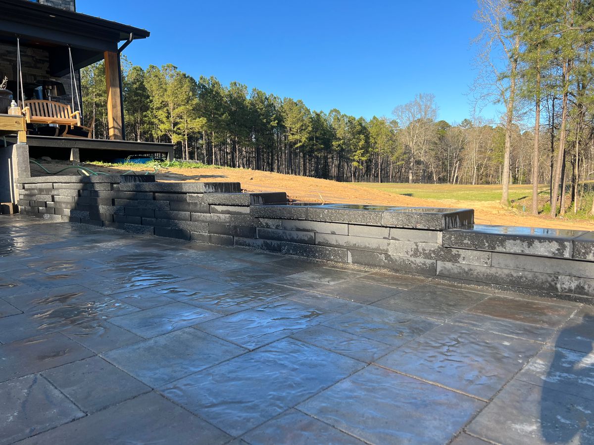 Hardscape for KM Landworks in Moncure ,  NC