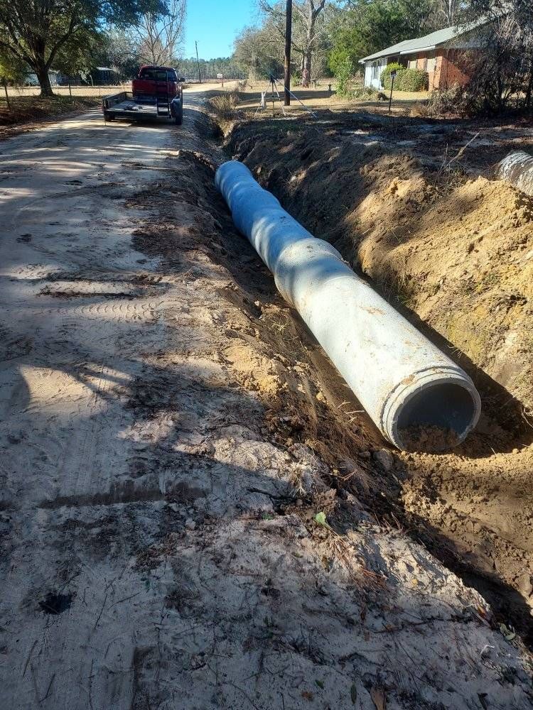 Construction Site Prep for JD's Tractor Works, LLC. in Savannah, GA