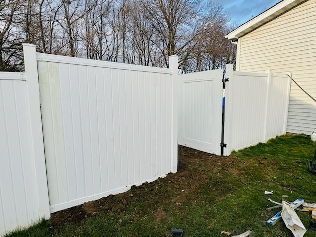 Fence Installation for Manny's Cleaning,Lawn Care & Snow Removal Services in Champaign, IL