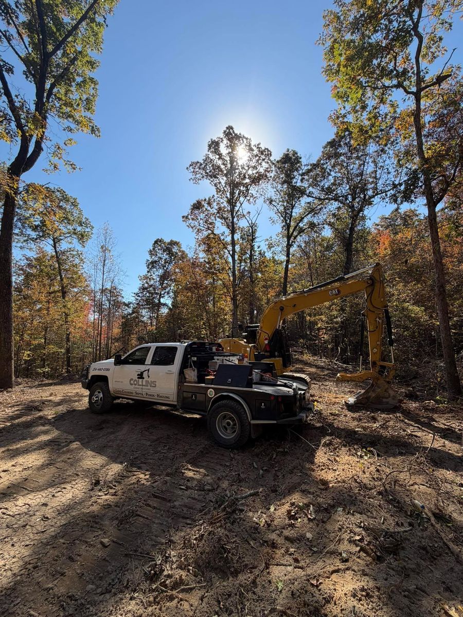 Excavation for Collins Constructors in Fyffe, AL