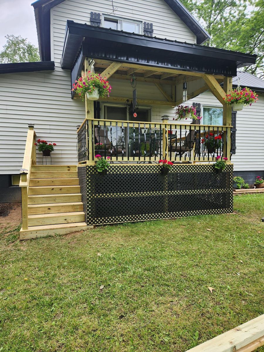  Deck Construction  for MB Construction and Steel Roofing LLC in Mauston, WI