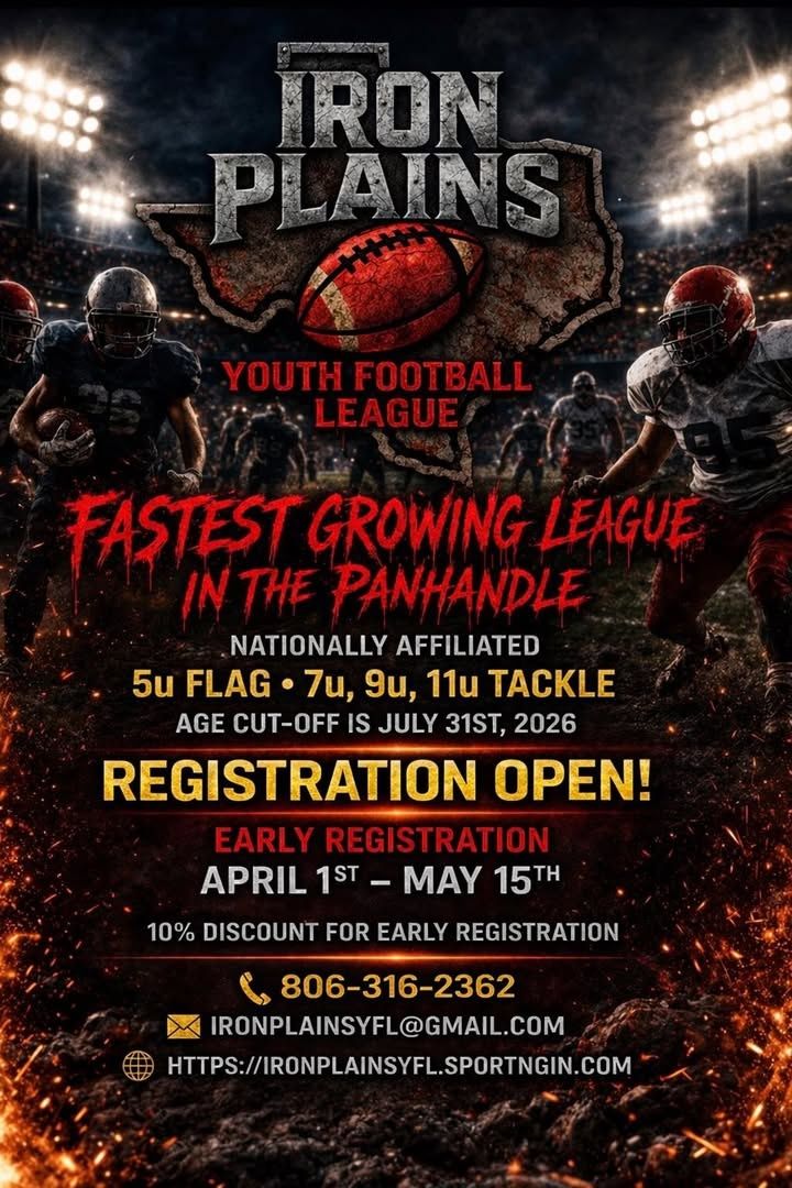 Youth Football for Iron Plains Youth Football League in Amarillo, TX