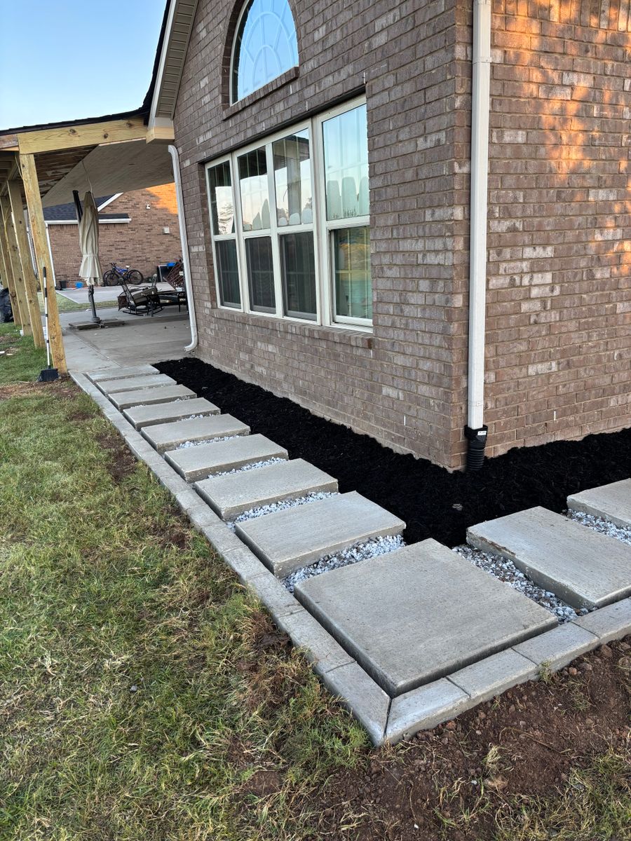 Concrete Walkway for Providence Concrete, LLC in Murfreesboro, Tennessee