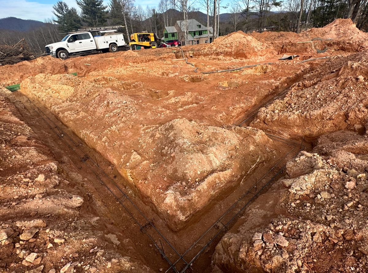 Foundations & Grading for GIS Global Construction in Asheville, NC
