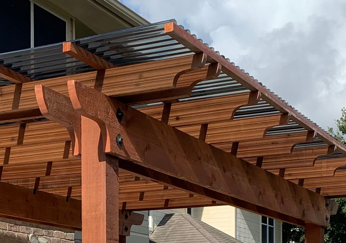 Custom Pergolas for Keen Decorative Concrete in Corpus Christi, TX