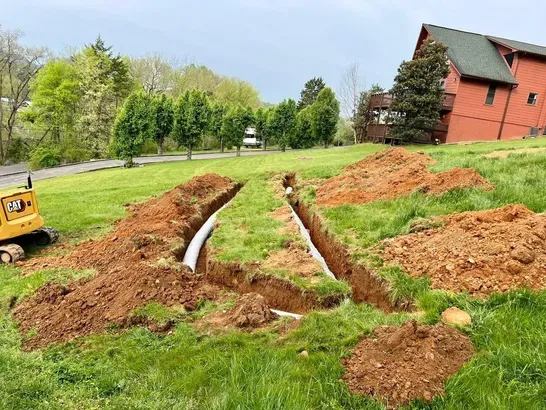 Trenching for Grayson Groundworks in Sevierville, TN