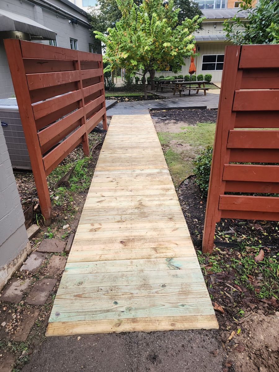 Fencing and Decking  for James Ellis Contracting in Kyle, TX