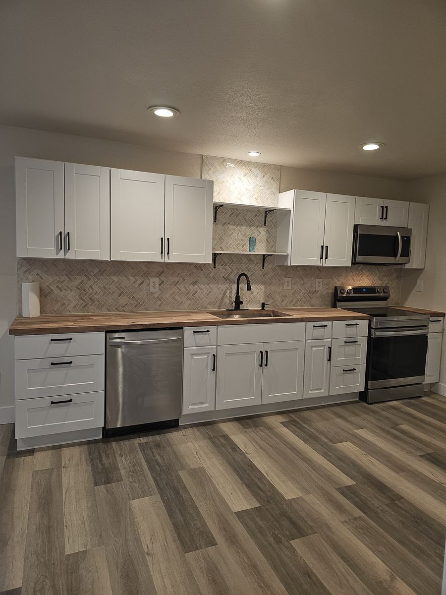 Kitchen Renovation for Blue Mountain Construction in Roundup, MT