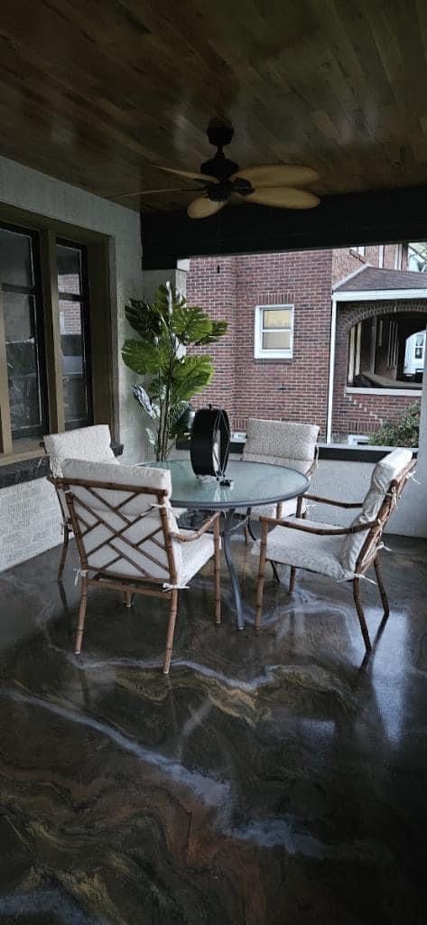 Concrete Resurfacing for Texas Curb N Borders in Houston, TX