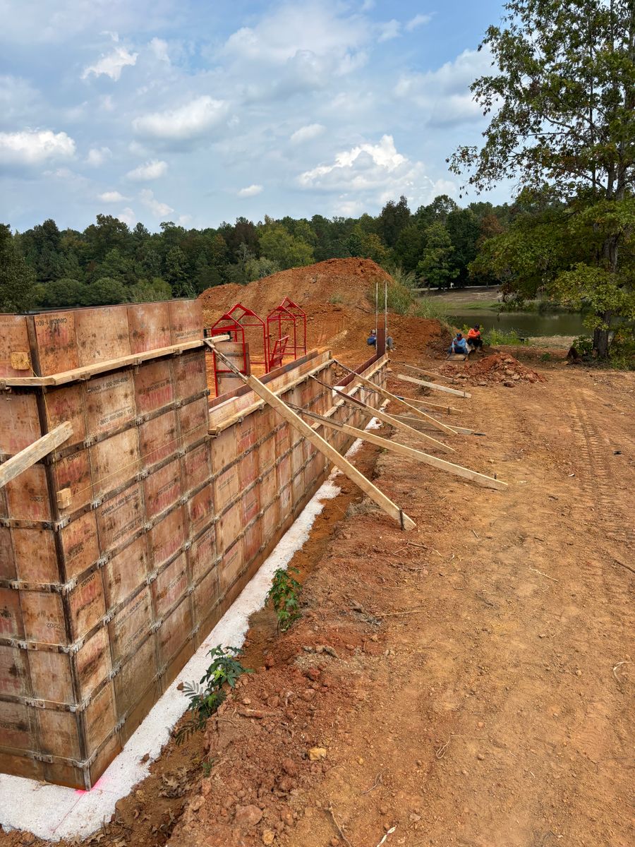 Poured Concrete Walls for Baer & Sons Concrete in Greenwood County, SC