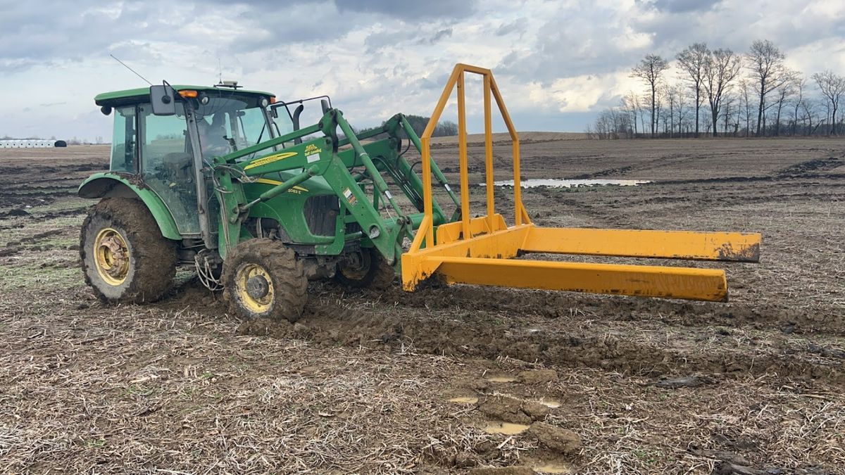 Land Grading for Northwest Ohio Farm Drainage in Ada,, OH