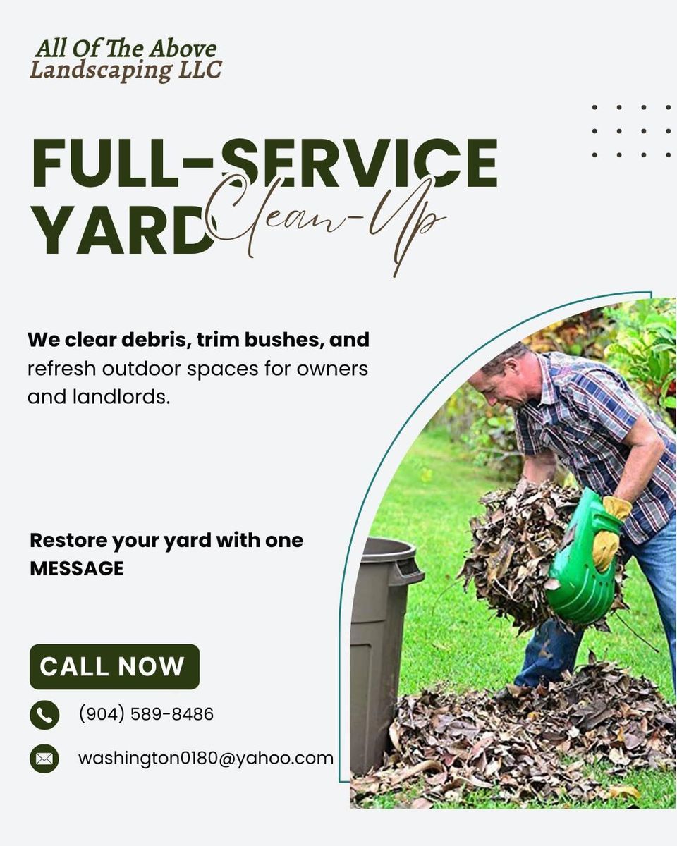 Shrub Trimming for All of the Above Landscaping in Orange Park, FL