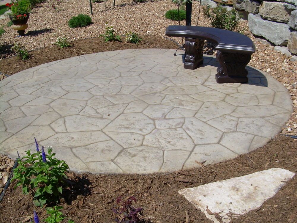 Stamped Concrete Installation for Dean Handyman and Construction Services LLC in , 