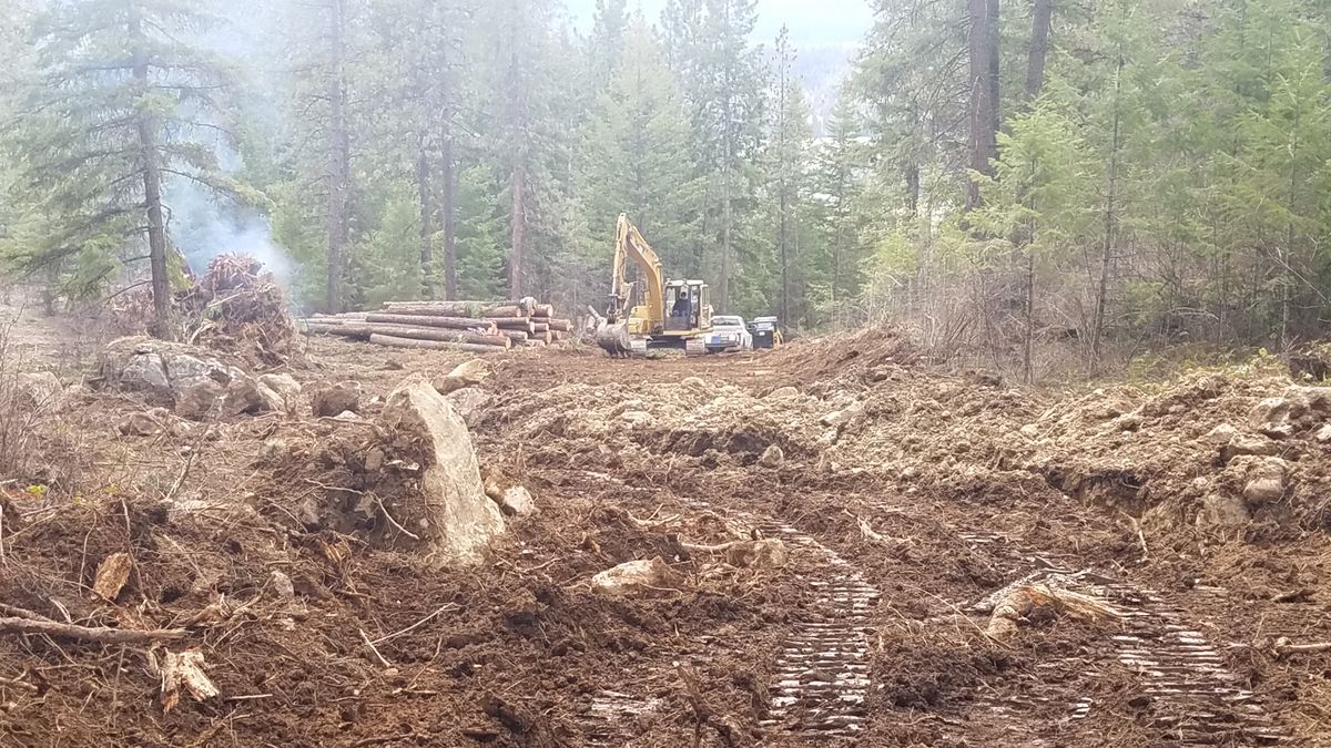 Site Preparation for Weingart Enterprises in Newman Lake, WA