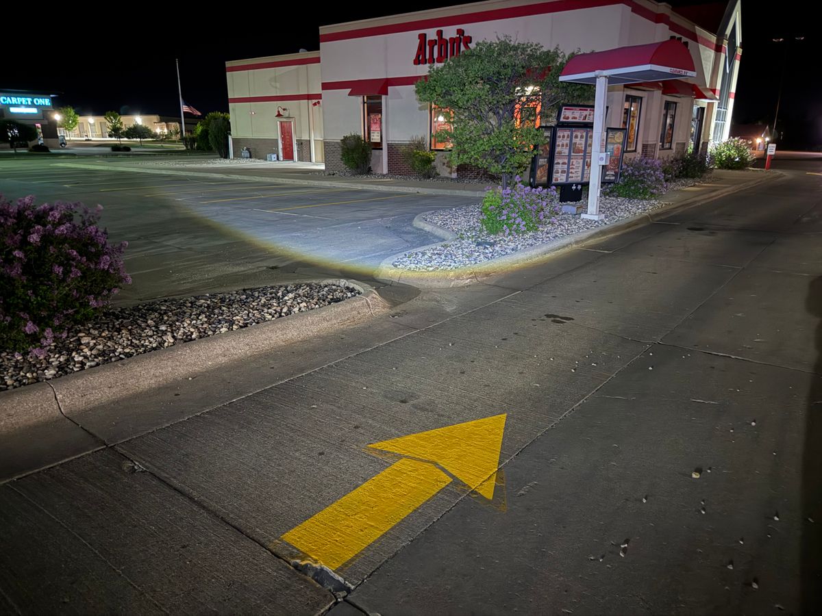 Line Striping for Midwest Line Striping LLC in Spirit Lake, IA