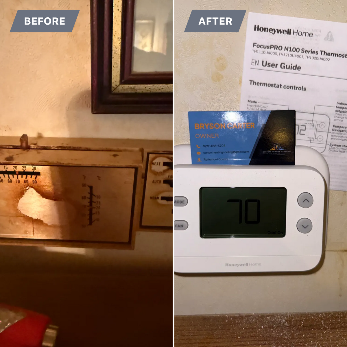 Residential Hvac Installation for Carters Heating and Cooling LLC in Forest City, NC