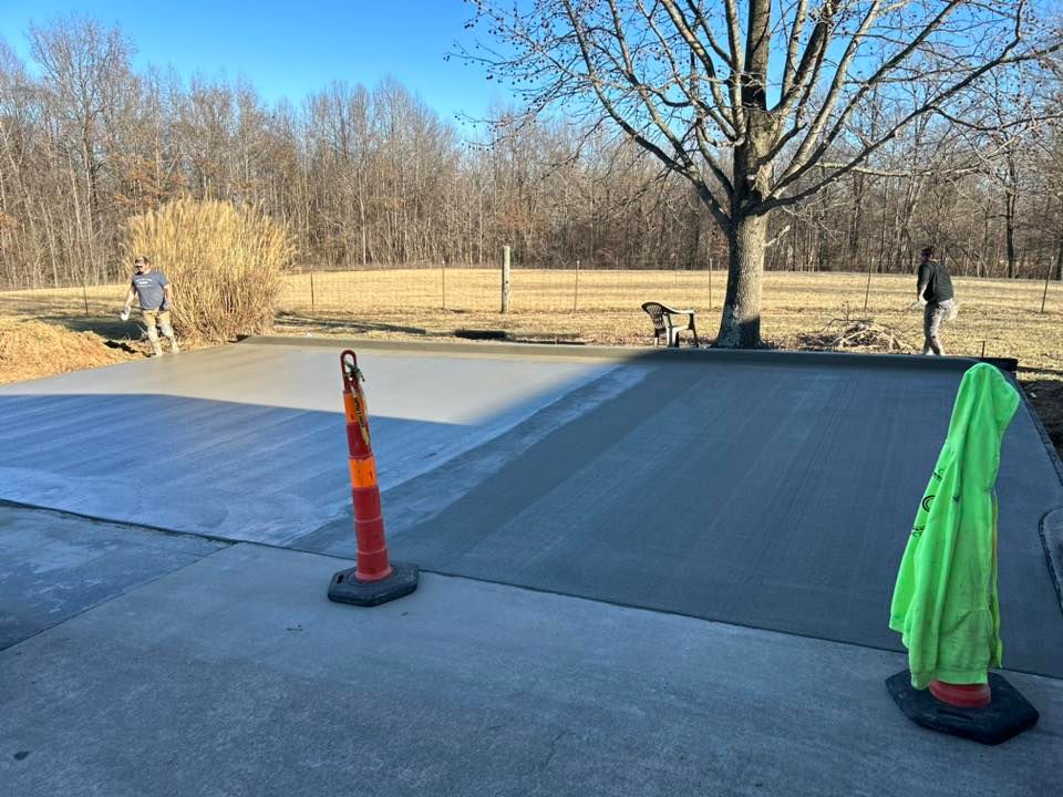 Concrete Slab Construction for MidWest Concrete in Benton, MO