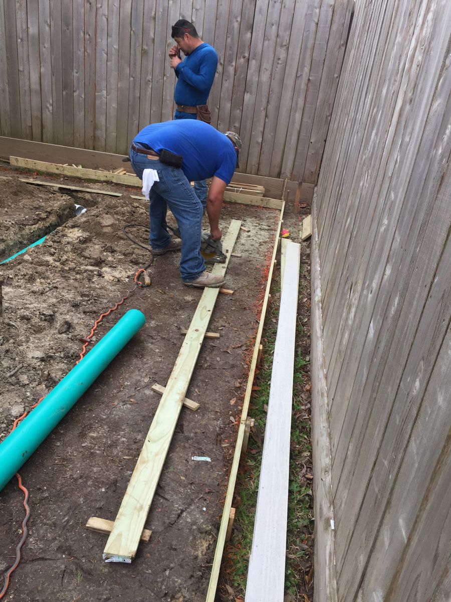 Pool & Patio Restoration for Texas Curb N Borders in Houston, TX