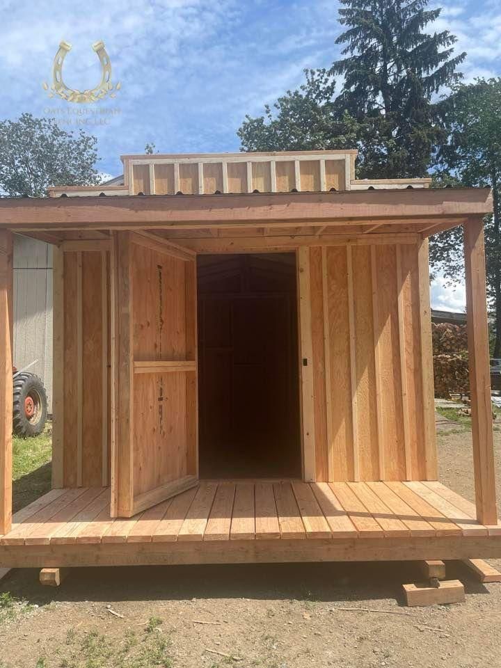 Hay Storage and Feeders for Oats Equestrian Fencing LLC in Arlington, WA