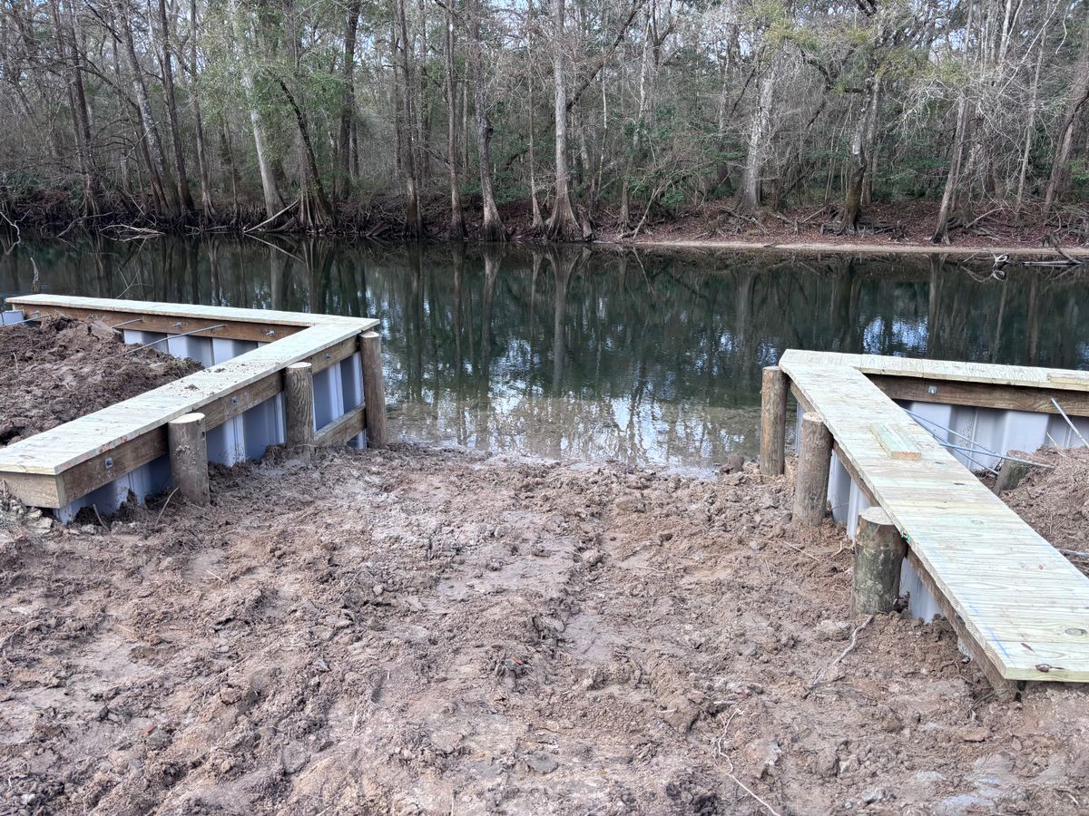 Dock Construction for J&H Land and Marine in Panama City, FL