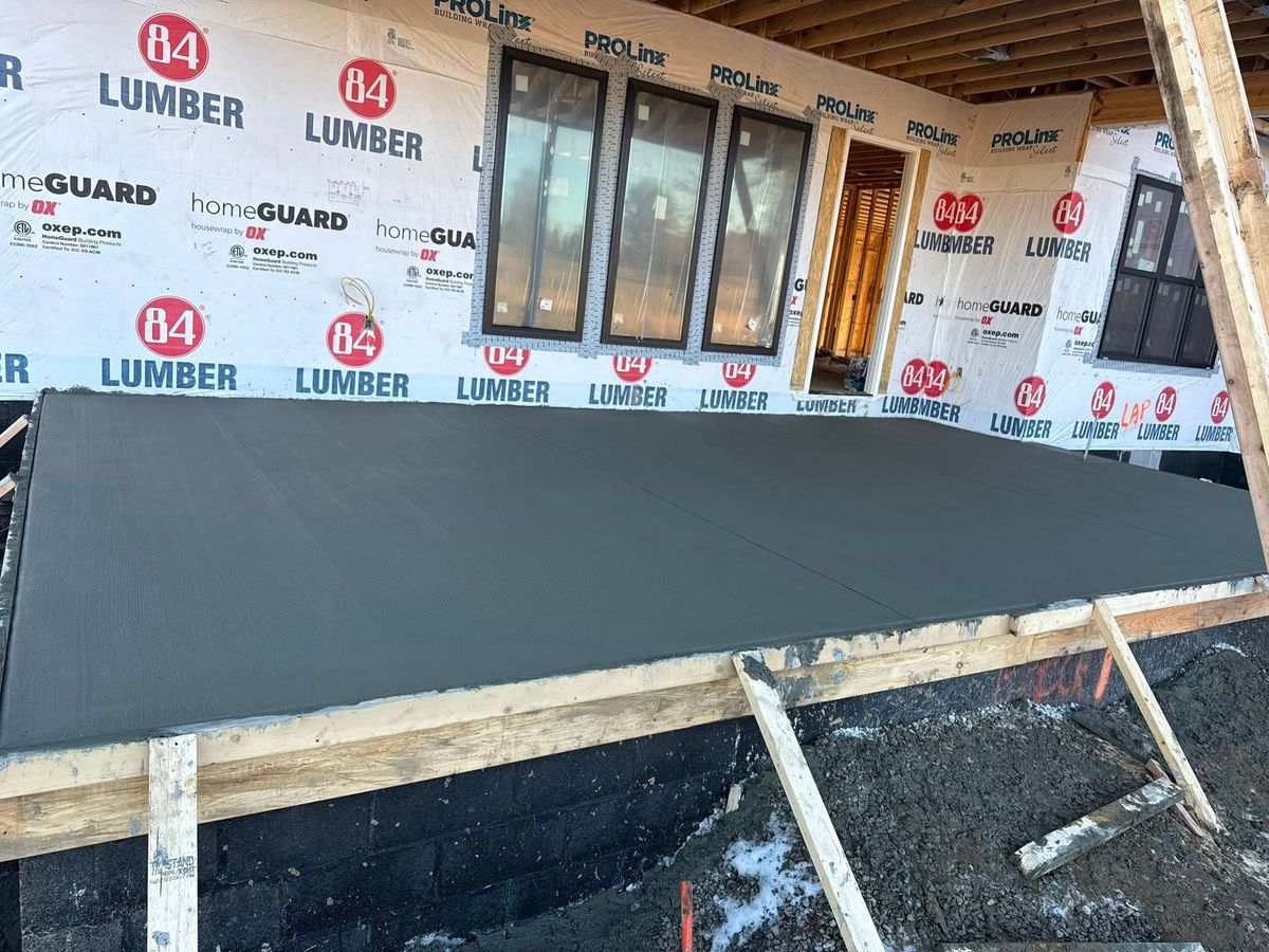 Sidewalk Installation for KLB Concrete in Birchwood, TN