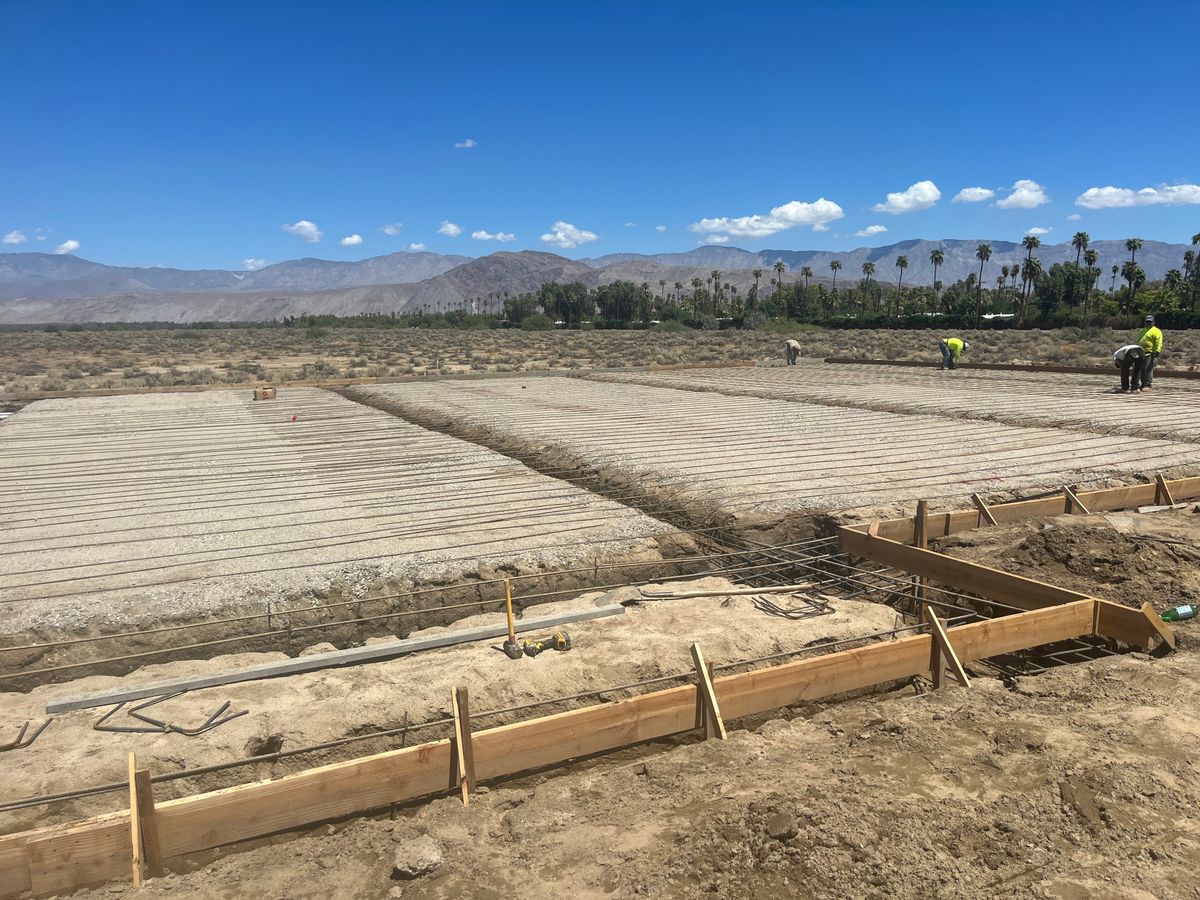 Foundation for The Concrete Guys in Hemet,  CA