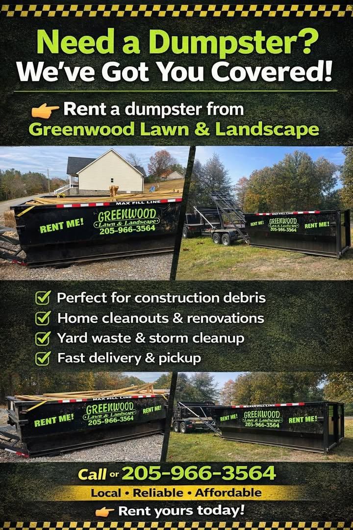 Full Lawn Services for Greenwood Lawn & Landscaping LLC in Talladega, Alabama