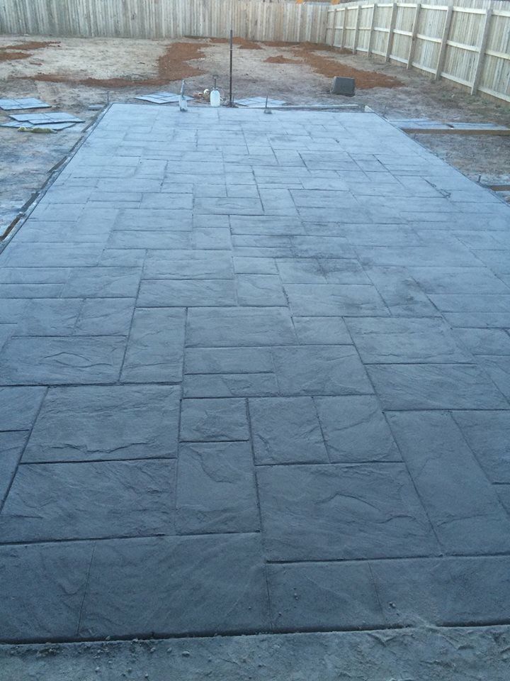 Stamped Concrete for Aguayo Concrete in Waxahachie, TX