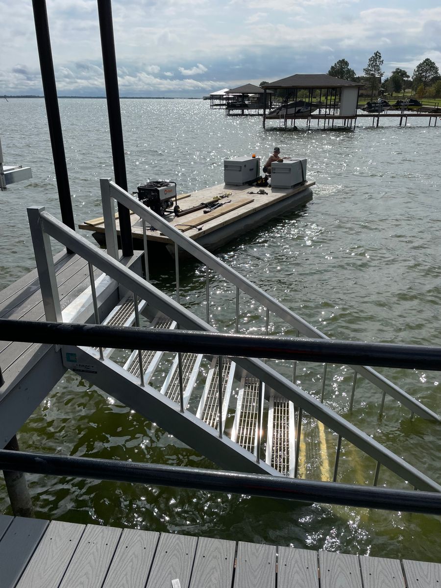 Lake Steps for BR Construction LLC  in Corsicana, TX