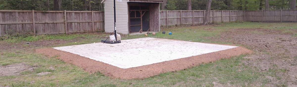 Concrete Slab Construction for OBH Concrete LLC in Lusby, MD