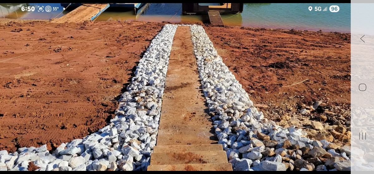 Shoreline Erosion Control for Restoration Shoreline Norris Lake Rip Rap in Norris Lake, TN