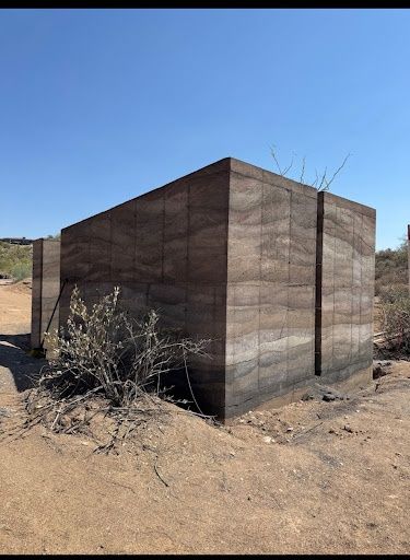Rammed Earth Construction for Eco Form Construction in Tucson, AZ
