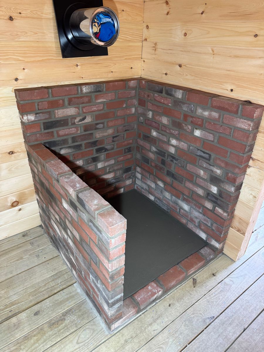 Fireplace Installation for Gonsalves Masonry & Construction in Maynard, MA