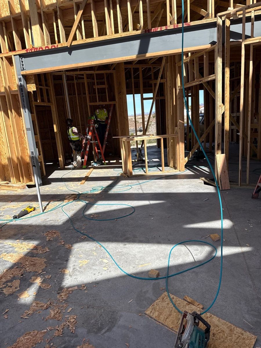 Framing for Ant Farm Construction in Kingman, AZ