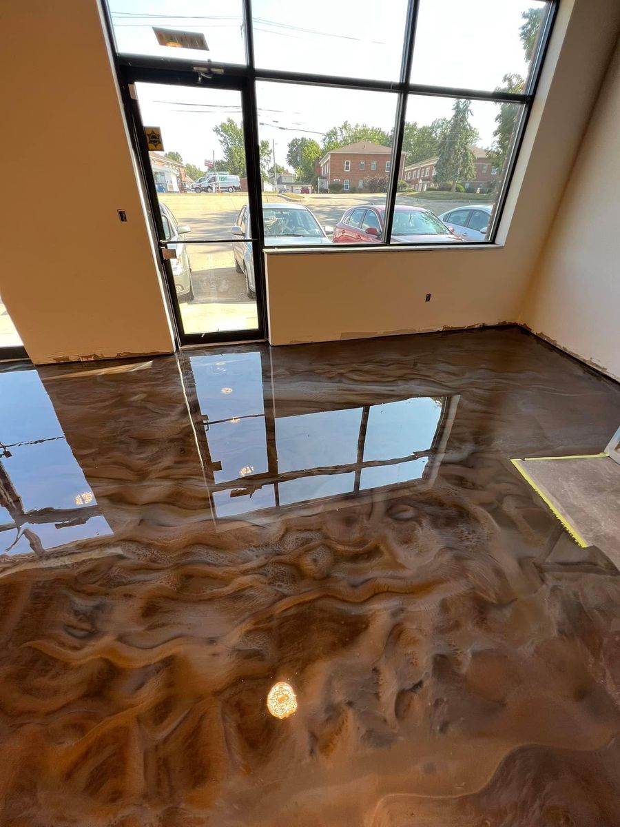 Concrete Resurfacing for Texas Curb N Borders in Houston, TX