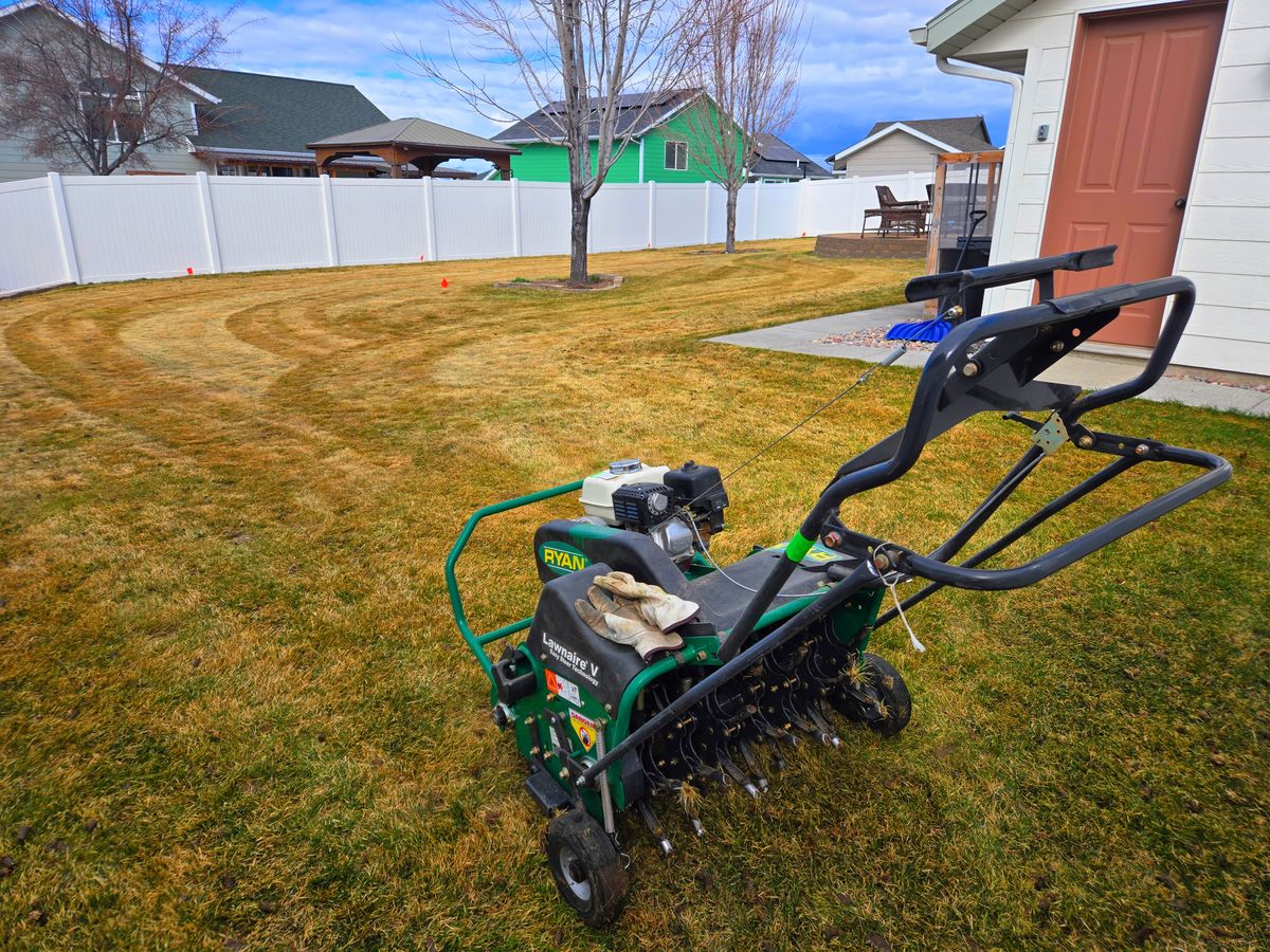 Core aeration for Eagle Bay is Proud to Transition to Augusta Lawn Care of Helena in Helena, MT