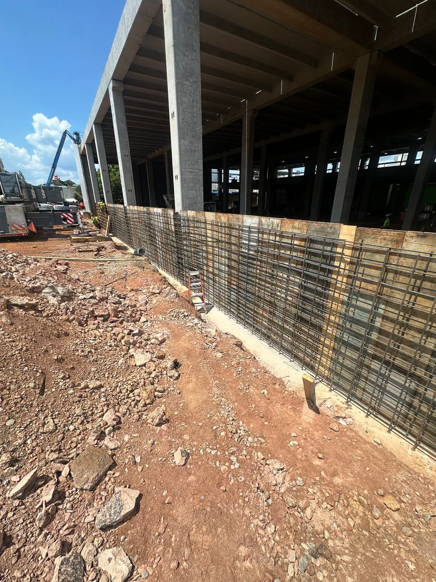 Rebar installation for J & Son Construction LLC in Forest City, NC