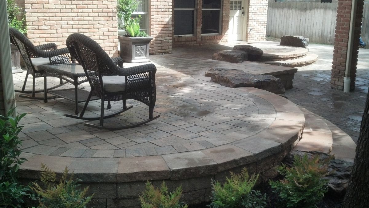 Paving for Atlas Land Design in Creekside Park, TX